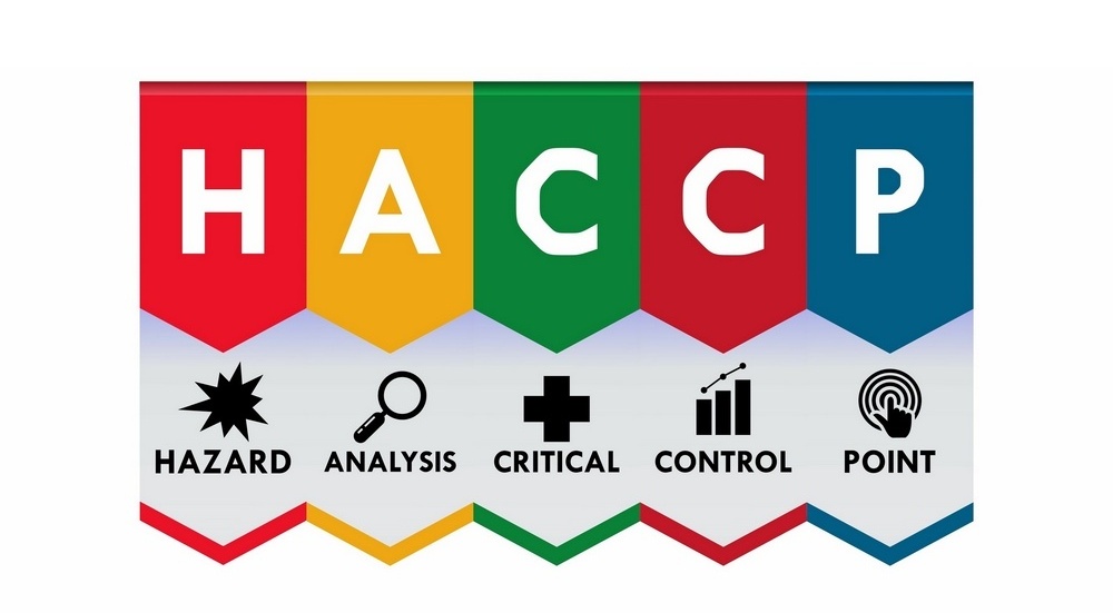 HACCP. Hazard Analysis and Critical Control Points concept graphic